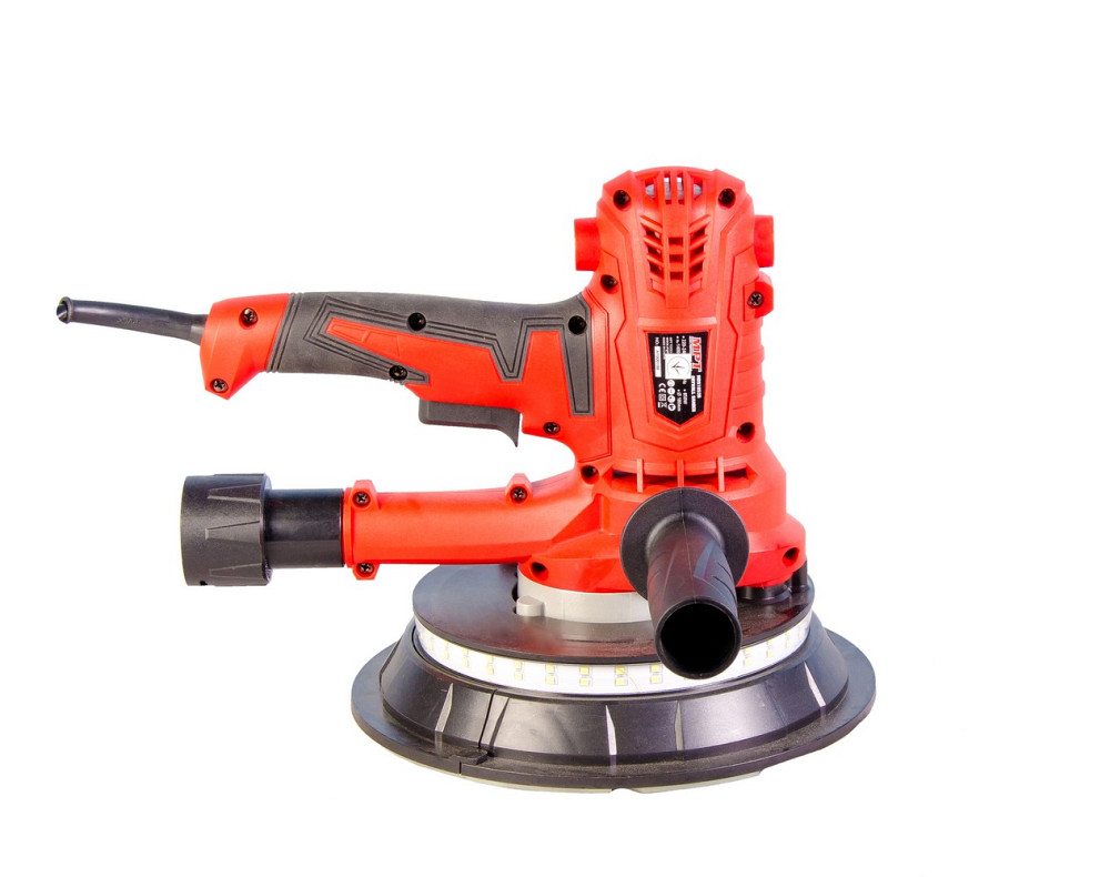 MPT Шліфмашина для стін і стелі MPT 850 Вт 1400-2700 об/хв Ø180 мм діодне підсвічування аксесуа Коломия - фото 8