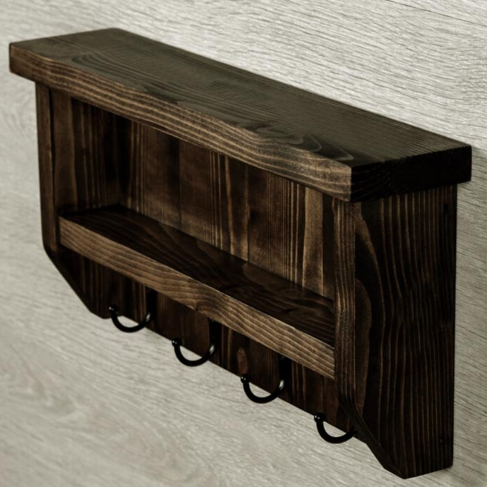 Ключниця дерев'яна "Анагус" мокко Миколаїв - фото 1