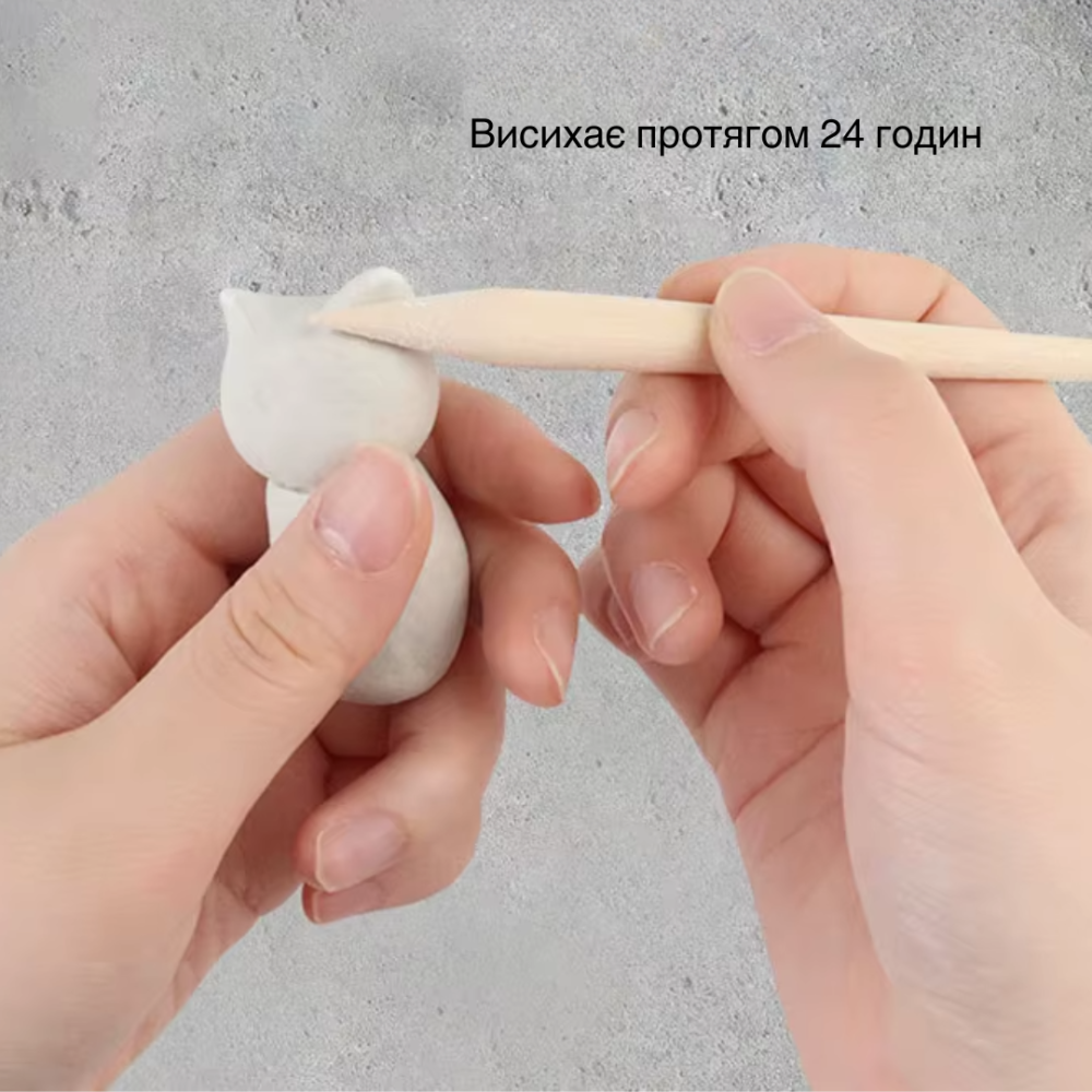 Комплект для ліплення з м'якої глини з інструментами та фарбами, дитячий набір для творчості та виробів Кам'янець-Подільський - фото 5