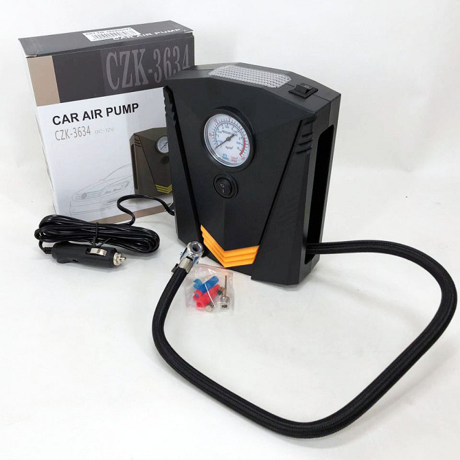 Портативний акумуляторний pump 12V, Компресори для накачування шин, Компресор автомобільний HI-542 12 вольт Київ - фото 5