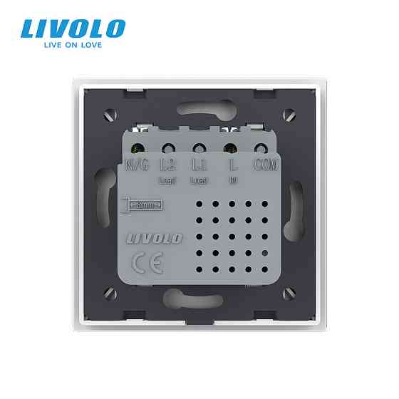 Розетка USB Type-C з Power Delivery 45W Livolo білий (VL-C7-FCUC-2WP) Коломыя