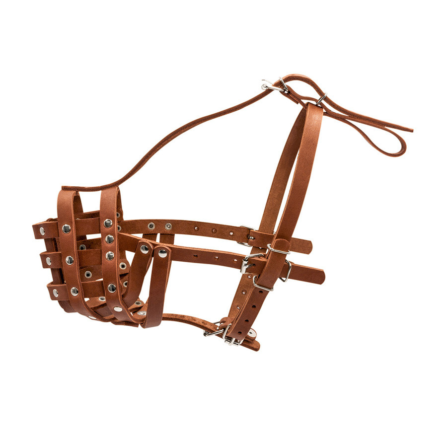 Намордник твердий "CoLLaR" (ротвейлер великий) коричневий Коломия - фото 2