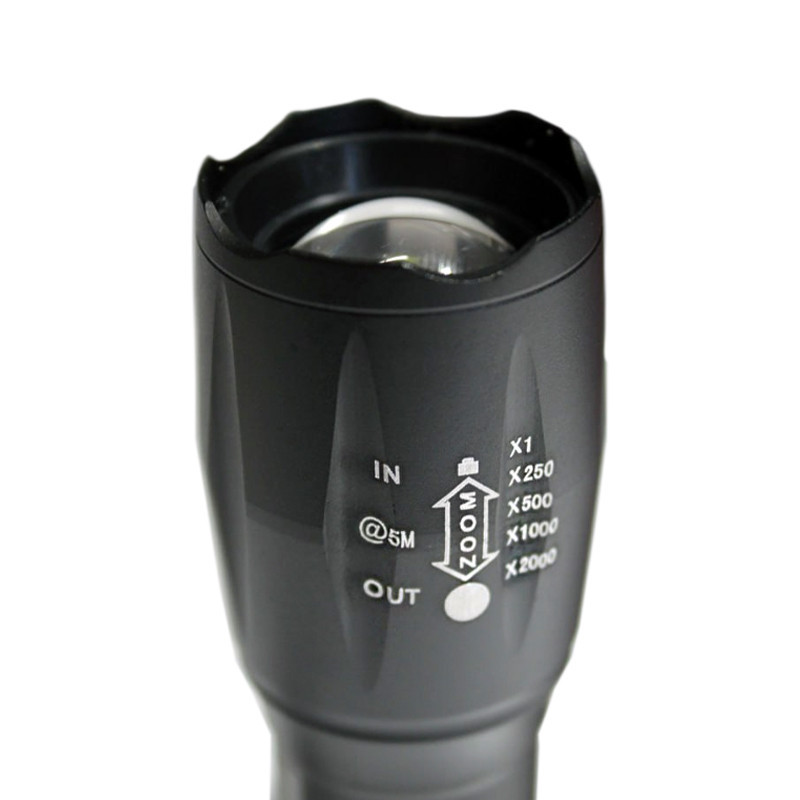 Фонарик с аккумулятором ручной 10Вт, IP65, черный Днепр - изображение 6