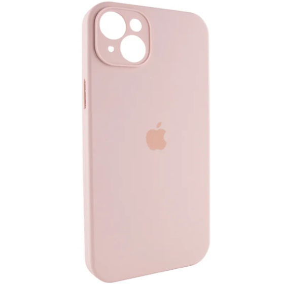 Чохол для смартфона Silicone Full Case AA Camera Protect for Apple iPhone 14 15,Pink Sand Київ