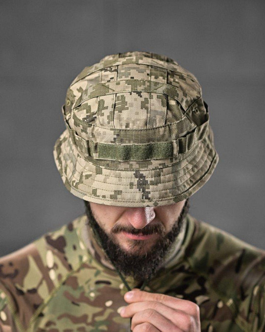Тактична панама короткі поля піксель ДЛ6456 Одеса - фото 1