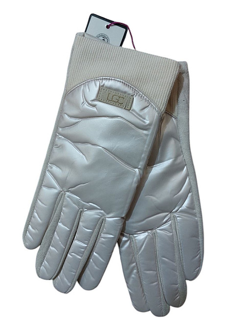 Перчатки сенсорные женские зима one size молочный Киев - изображение 1