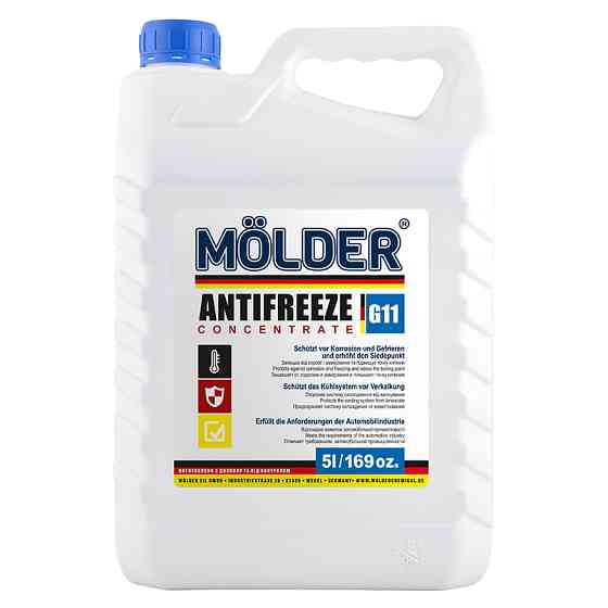 Антифриз Molder G11 синий концентрат 5л Львов