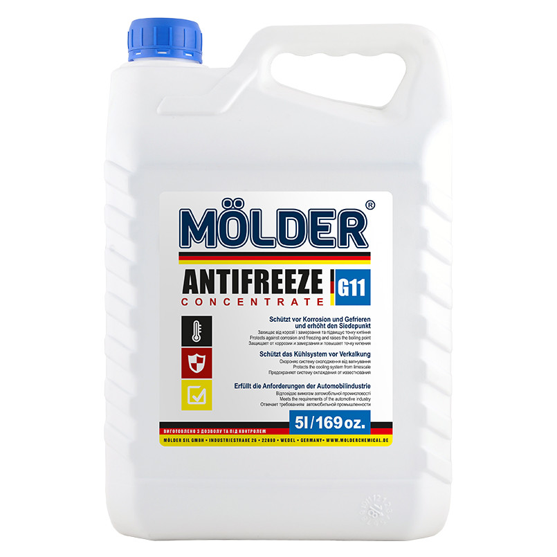 Антифриз Molder G11 синий концентрат 5л Львов - изображение 1