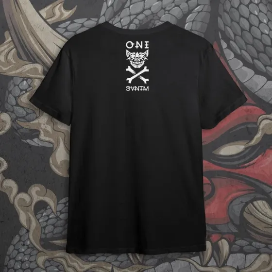 Футболка чоловіча з  принтом Oni Mask Розмір 48 Anime1030 Дніпро