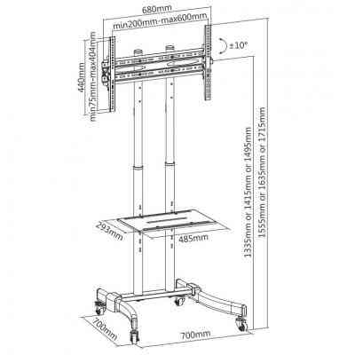 Стійка презентаційна ITech T1030T Вінниця