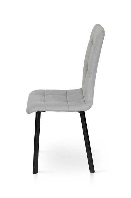 Стілець Трініті, метал чорний/ тканина світ-сіра-- Київ - фото 4