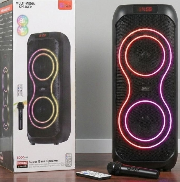 Колонка большая блютуз громкая с микрофоном FM для праздников мероприятий дачи дома. Харьков - изображение 6