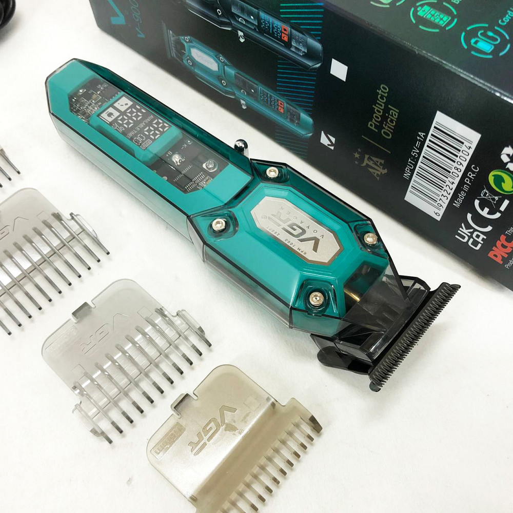 Машинка для стрижки волосся хороша VGR V-900, Універсальний тример для стрижки та гоління BT-56 Львів - фото 15