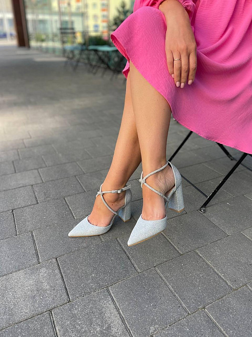 YES MILE Босоніжки жіночі YES MILE LEI-87 срібні (літо, еко-шкіра) (5885) Коломия - фото 7