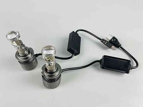 Лампа світлодіодна комплект 2 шт. 12 V 90 W set (реальних ватів) LED + лінза + цоколь H7 Мукачево