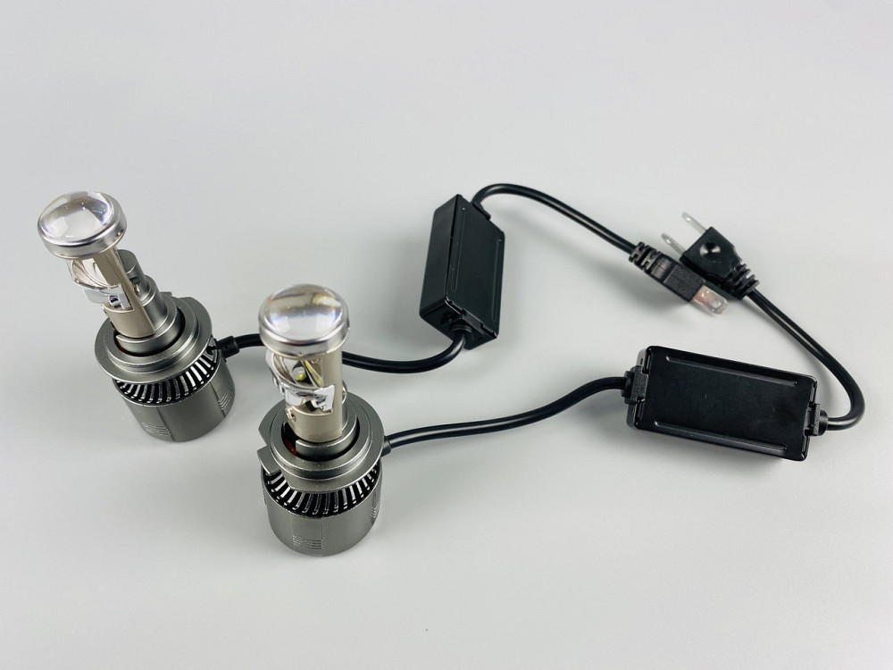 Лампа світлодіодна комплект 2 шт. 12 V 90 W set (реальних ватів) LED + лінза + цоколь H7 Мукачево - фото 3