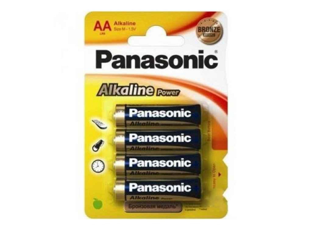Батарейка лужна LR6/AA Alkaline Power (Bronze) 4шт (блістер) ТМ Panasonic Київ - фото 1
