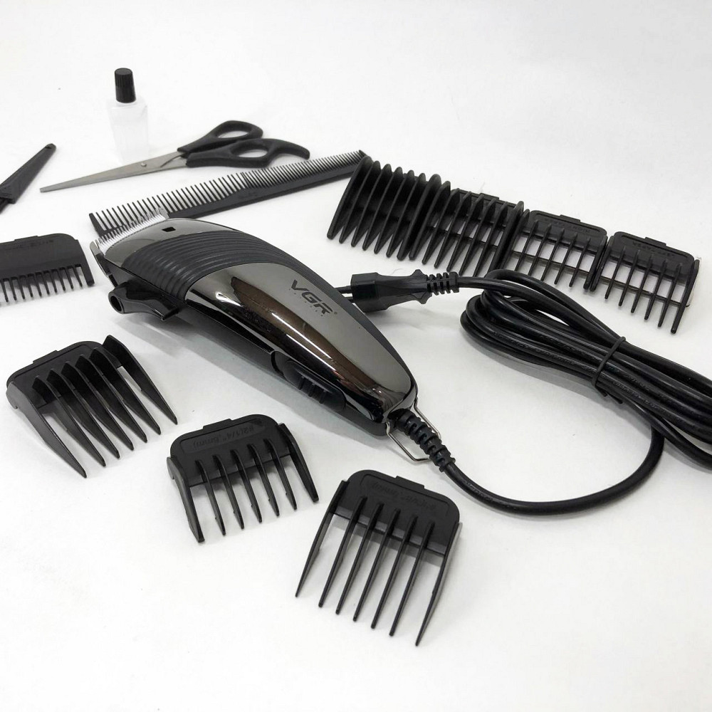 Набір для видалення волосся із зарядним пристроєм, Тример для складної стрижки волосся NC-42 Львів - фото 14