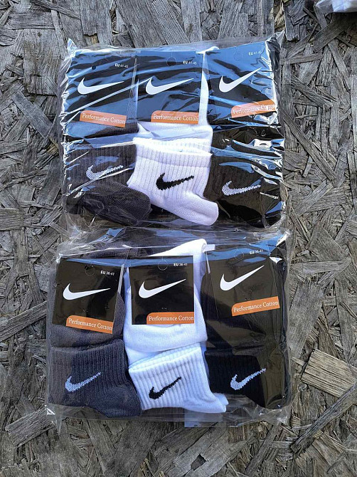 Носки мужские спортивные 3шт. Носки из хлопка. Мужские носки брендовые (3шт в уп). Размер 41-45 Киев - изображение 4