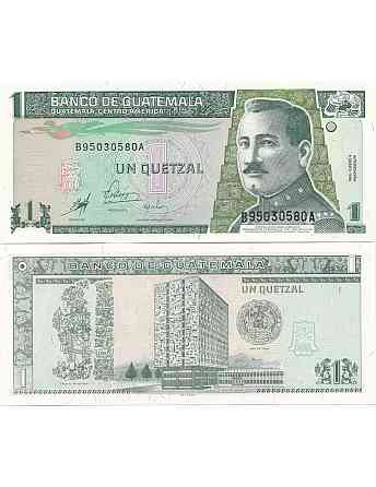 Гватемала/Guatemala 1 Quetzal 1998 Pick 99 UNC (папір) Полтава