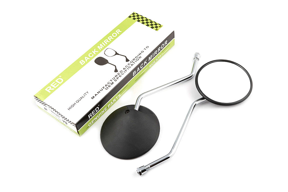 Дзеркала Delta (круглі d-10mm, чорні) RED Київ - фото 1