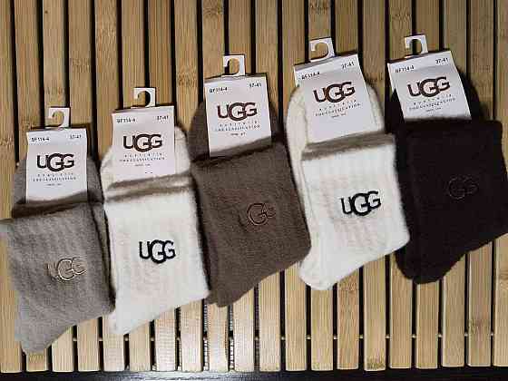 Жіночі теплі високі шкарпетки UGG. Набір теплих шкарпеток UGG (5 шт. в уп). Розмір 37-41 Київ
