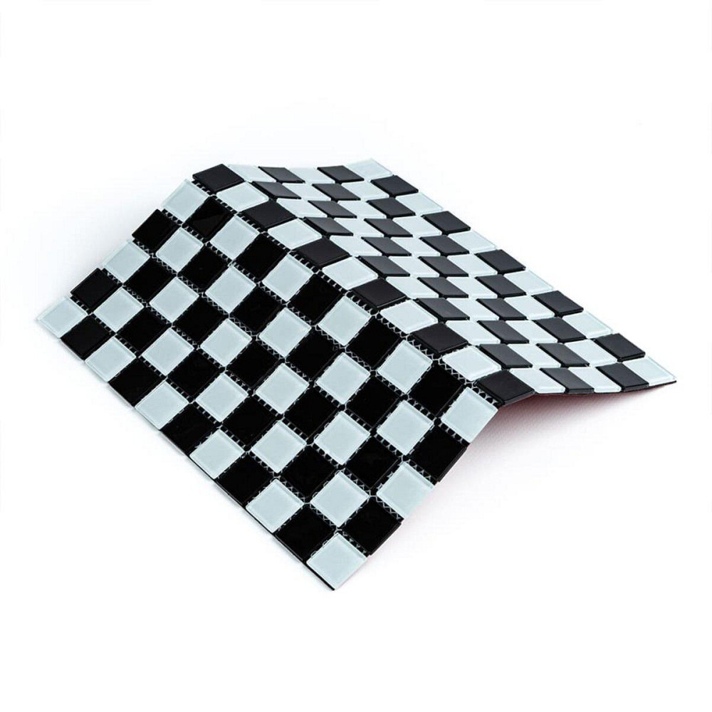 Мозаика из декоративного стекла 298х298х4,5мм Шахматка SW-00002366 Киев - изображение 7