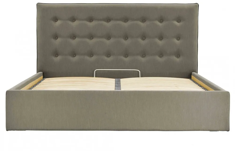 Кровать Nicole Comfort 140 х 190 см Melva 20 С подъемным механизмом и нишей для белья Серый Киев - изображение 2