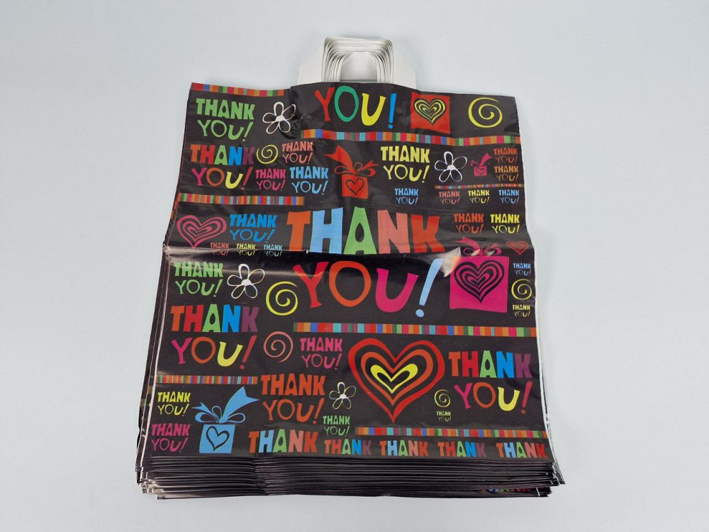 Пакет із петльовою ручкою спр (40*42)"THANK YOU!" Леоні (25 шт.) Харків - фото 2