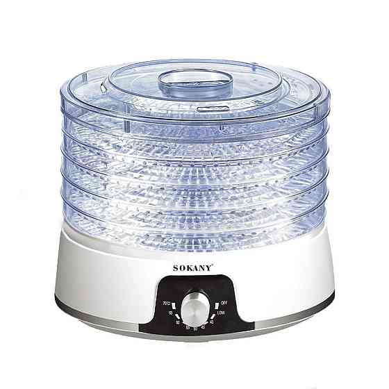 Сушарка для фруктів та овочів електрична 350 Вт 5 лотків Sokany SK-10072 Київ