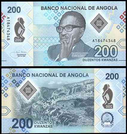 Angola Ангола 200 Kwanzas 2020 UNC Полтава