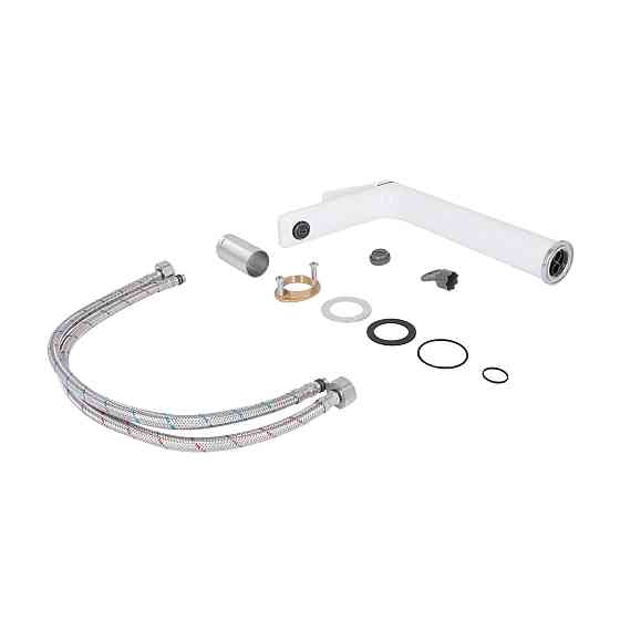 Смеситель для раковины Qtap Presto высокий QTPRE269CRW45577 Chrome/White Киев