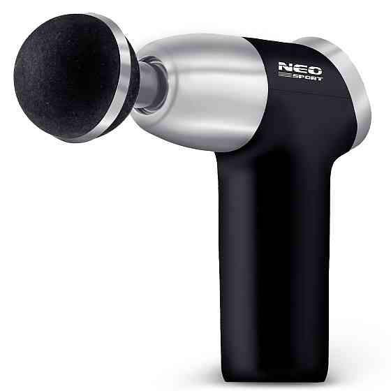 Массажный пистолет многофункциональный 8 накладок NS-500 Neo-Sport черный Киев