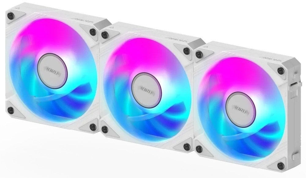 Вентилятор Gigabyte Aorus EZ Chain Fan 120 Ice 3-Pack White (GP-ECFAN1203 ICE) ( 14181 ) Харків - фото 3