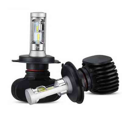 S1 Лампа світлодіодна цоколь H4 (к-кт 2 шт) 12/24V, 50W, 4000Lm авиац. алюмін. профілю. Мукачево