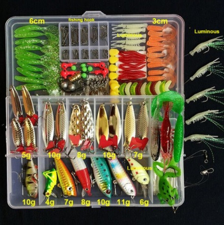 Набор приманок set2 для рыбалки в кейсе Киев - изображение 2