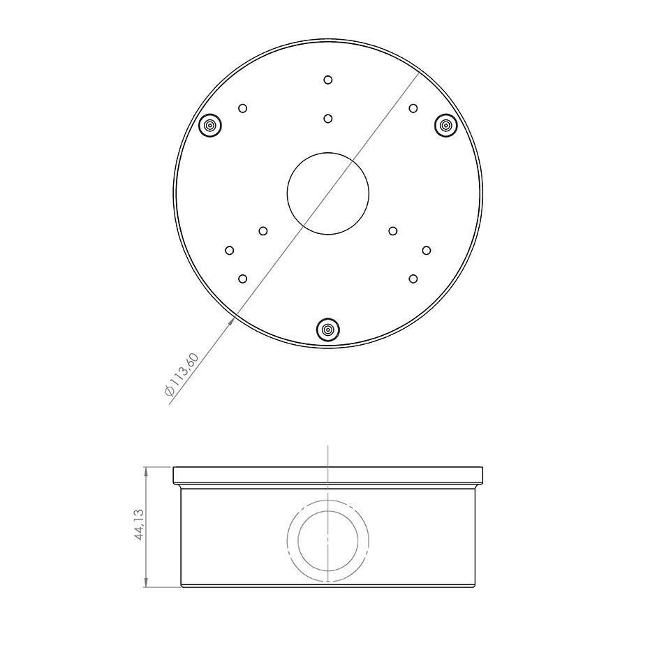 Монтажна коробка для відеокамер SEVEN M715 Київ - фото 5