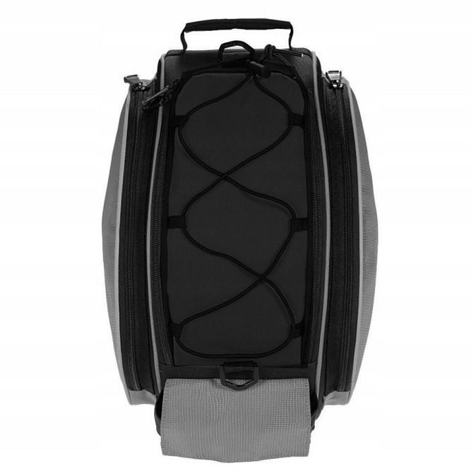 Сумка 13 литров для велосипеда на багажник с ремнем Trizand (SR14096) Нововолынск - изображение 4