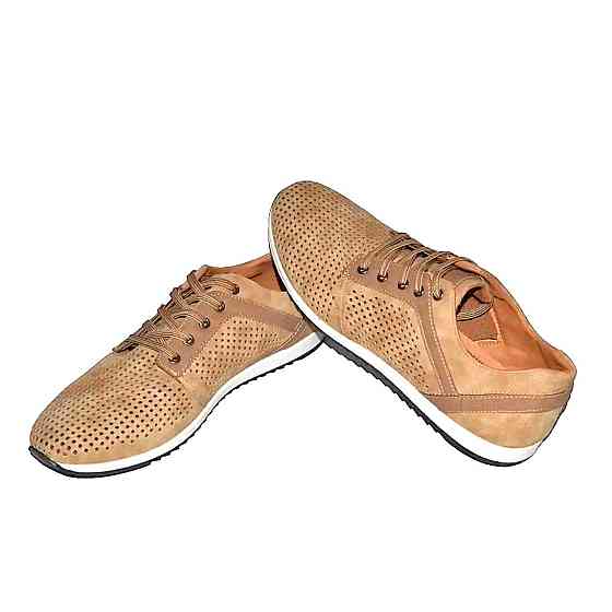 Чоловічі мокасини Літні Бежеві Кросівки Сіточка Коричневі Світлі (розміри: 40,41,42,43,44,45) - 201-4 Дніпро