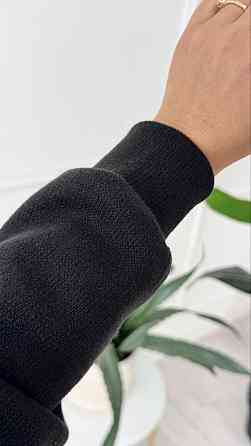 Жіночий стильний та теплий в'язаний костюм осінь -зима в'язка на трикотажній основі Одеса