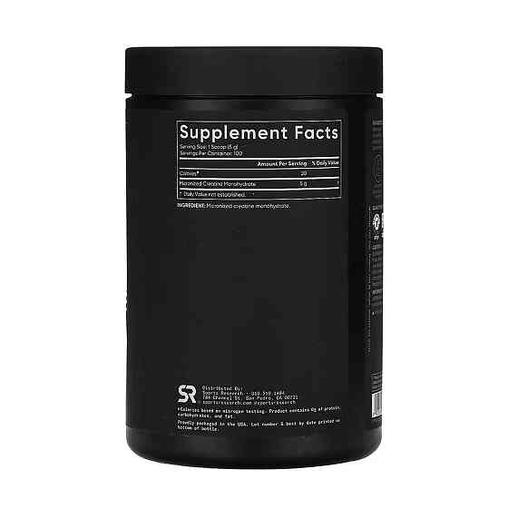 Креатин Sports Research Creatine Monohydrate 500g Київ