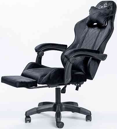 Крісло геймерське DIEGO ALCANTARA PRO Black Київ