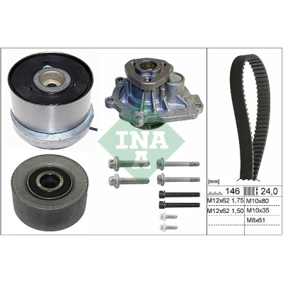 Комплект ременя ГРМ з помпой INA 530 0724 30 Вінниця - фото 1