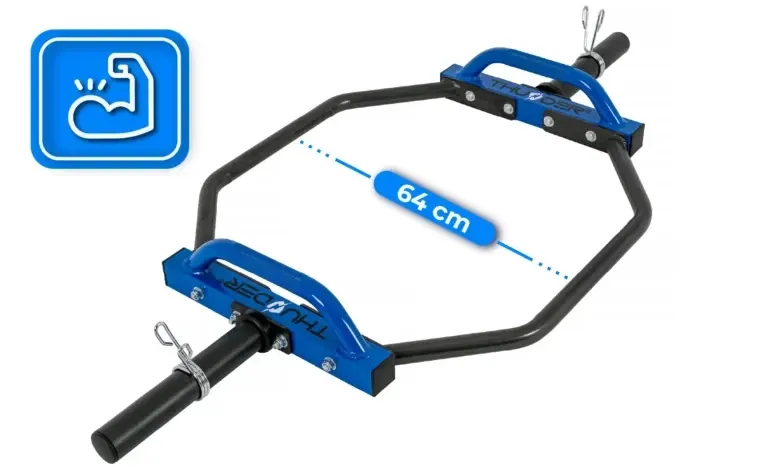 Гриф олимпийский шестигранный 141/50 TRAP BAR THUNDER Киев - изображение 9