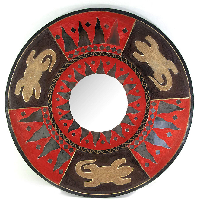 Зеркало на стену мозаичное Солнце Киев - изображение 1