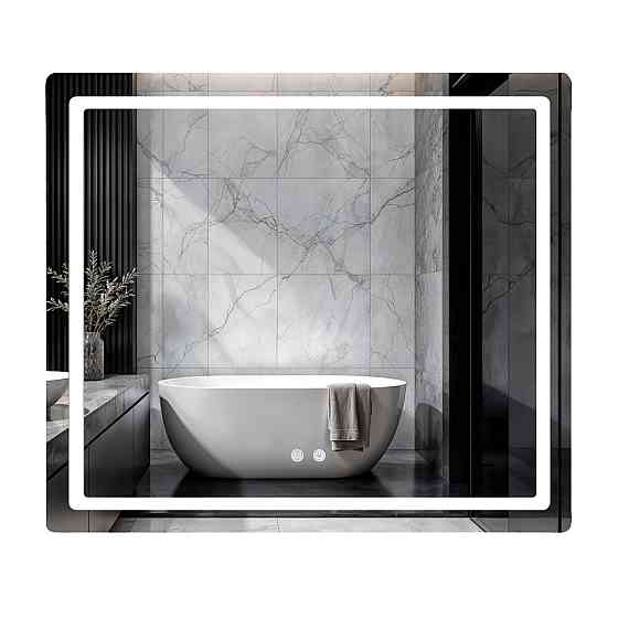 Дзеркало Qtap Mideya (MI2) 800х700 з LED-підсвіткою Touch, з антизапотіванням, з димером, регумацію QT2078NCF807048476 Київ