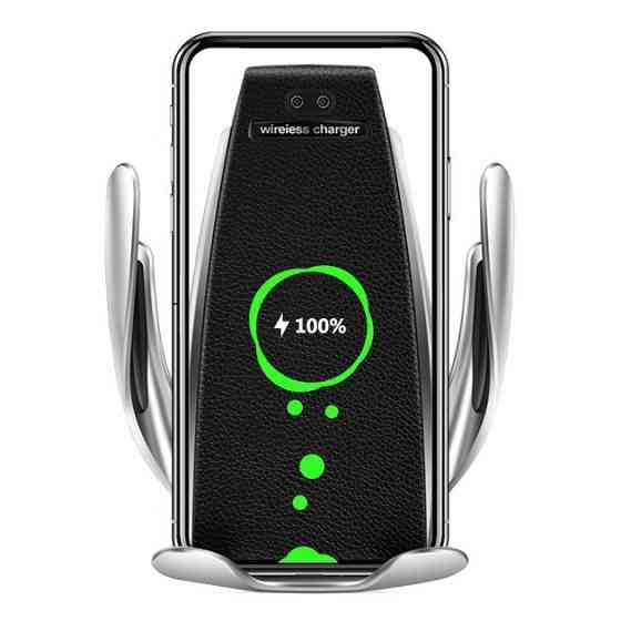 Автомобільний тримач Penguin Smart Sensor S5 з функцією бездротової зарядки Київ