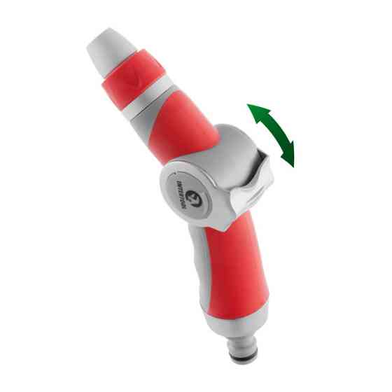 Пистолет-распылитель для полива, 3 режима, плавная регулировка потока воды, LUXURY INTERTOOL GE-0018 Киев