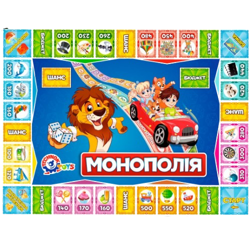 Настільна гра економічна "Дитяча монополія" Технок 0755 Житомир - фото 5