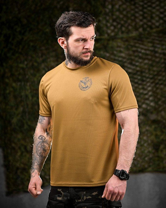 Тактична потовідвідна футболка Oblivion розвідка койот ДЛ7031 Одеса - фото 5